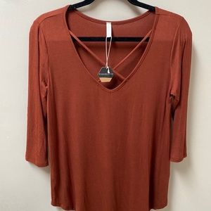 Pink blush maternity top. Size Small. Tags still on, never worn.